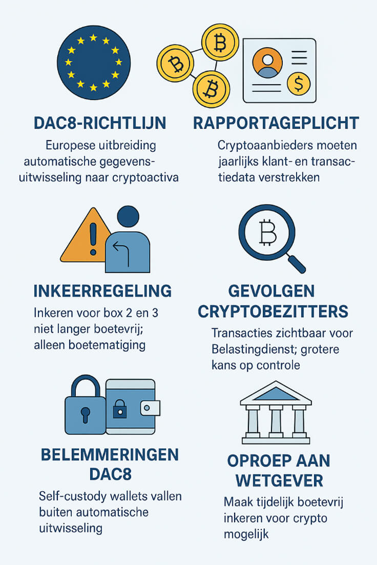 Nieuwe regels voor cryptobezit vanaf 2026